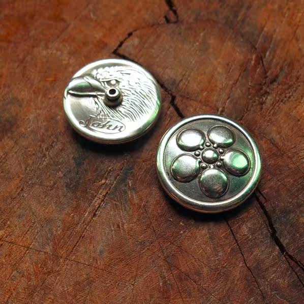 Decorative button, Kukuko Kukuko Kukuko, National Emblem War, 32mm bag button