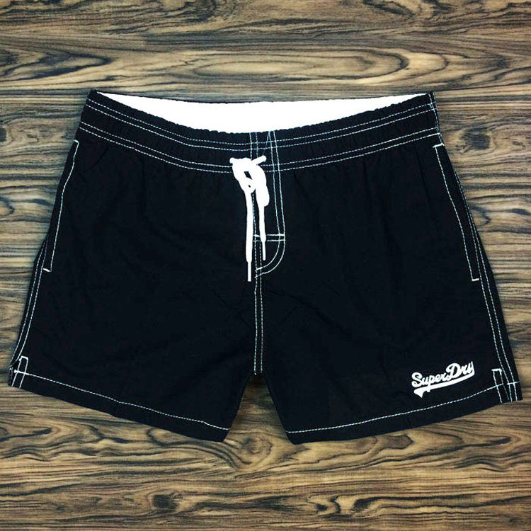 Men's quick-drying beach pants loose summer casual inner net three-point fitness black shorts plus fertilizer and enlarged surfing swimming trunks