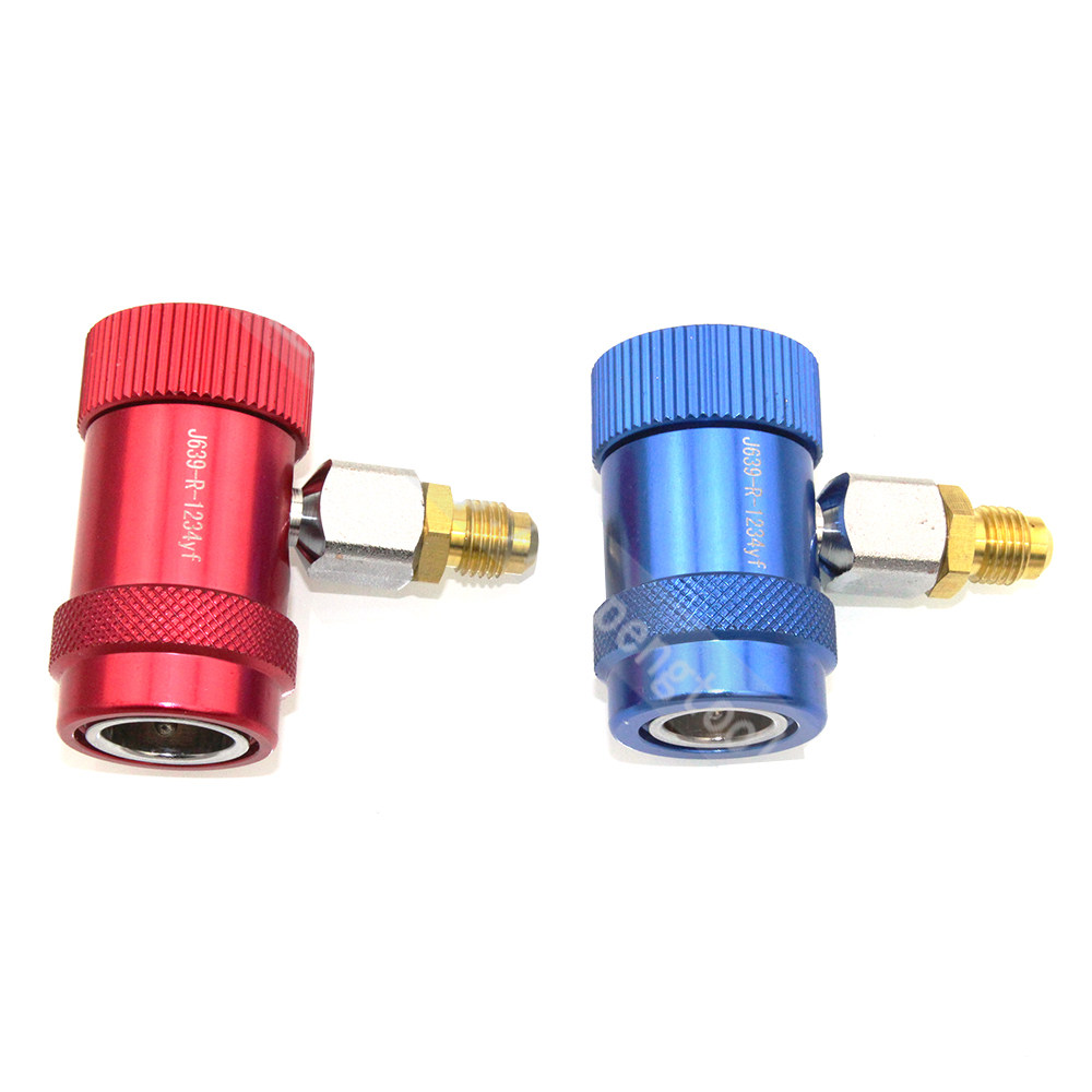 Jaguar US gauge Land Rover R1234YF Special profiled joints for quick dosing of Fluoroplus liquid rotary joints