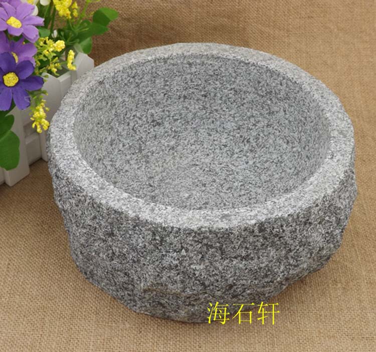 Flower Pot, Natural Succulent Hydroponic Planter, Original Ecological Narcissus Pot, Stone Pot, Rough Bubble Chicken Pet Food Bowl