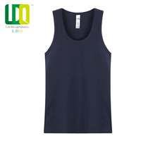 LDQ mùa hè nam chất liệu cotton rắn màu cotton phiên bản Hàn Quốc của áo bó sát thể thao bó sát áo thoáng khí nam ao ba lo nam