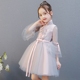 Cô gái đám cưới fluffy cô gái cô gái sinh nhật buổi tối ăn mặc công chúa váy hoa cô gái đàn piano trang phục 2018 mới set vest bé trai kẻ sọc ca rô kèm nơ Váy trẻ em