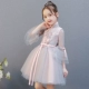 Cô gái đám cưới fluffy cô gái cô gái sinh nhật buổi tối ăn mặc công chúa váy hoa cô gái đàn piano trang phục 2018 mới váy đầm thu đông cao cấp bé gái Váy trẻ em