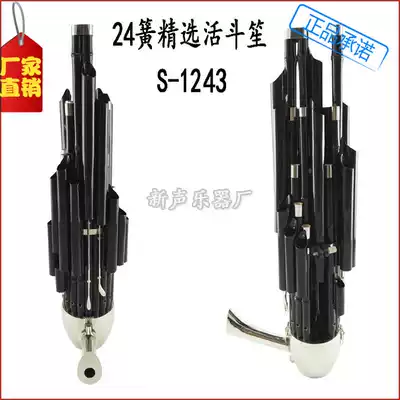 Sheng musical instrument 24 reeds Sheng 24 Reed key live bucket amplifier Sheng 24 Miao professional Sheng new sound musical instrument factory direct sales