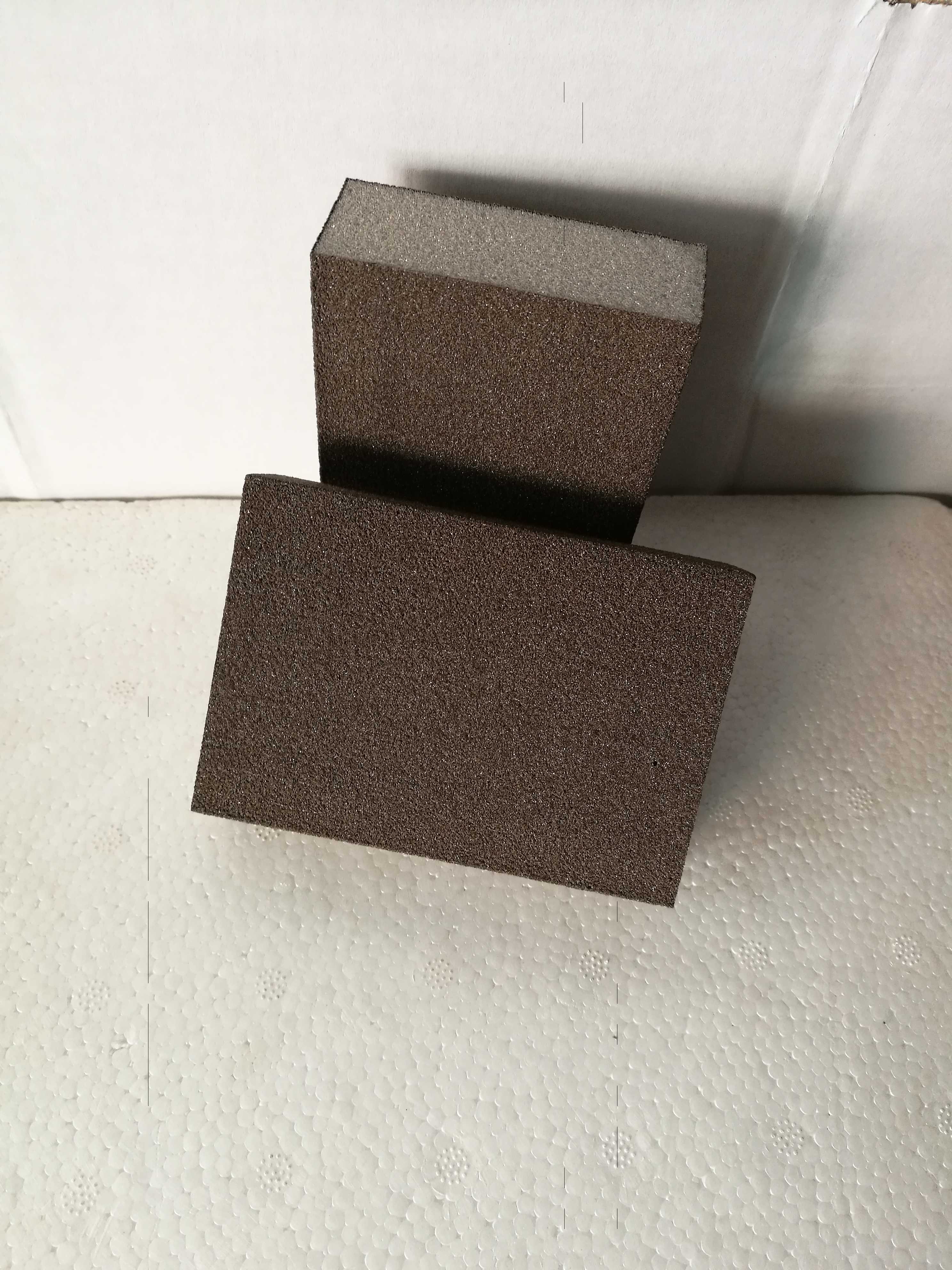 Sponge Wash Bowl Elastic Sandpaper Block Nano Magic Polished Amber Red Wood Polished Clean Polished Abrasion Resistant Small Block