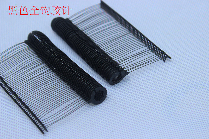 Black question mark hook Black full stop hook semicircular glue needle