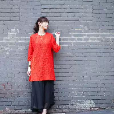 (Those flowers) endless Jiangnan haute couture silk embroidered lace cheongsam