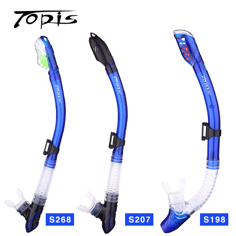 TOPIS Swim Snorkel Diving Breathing Apparatus Full Dry Tube Breathing Full Dry Gear Set Snorkeling