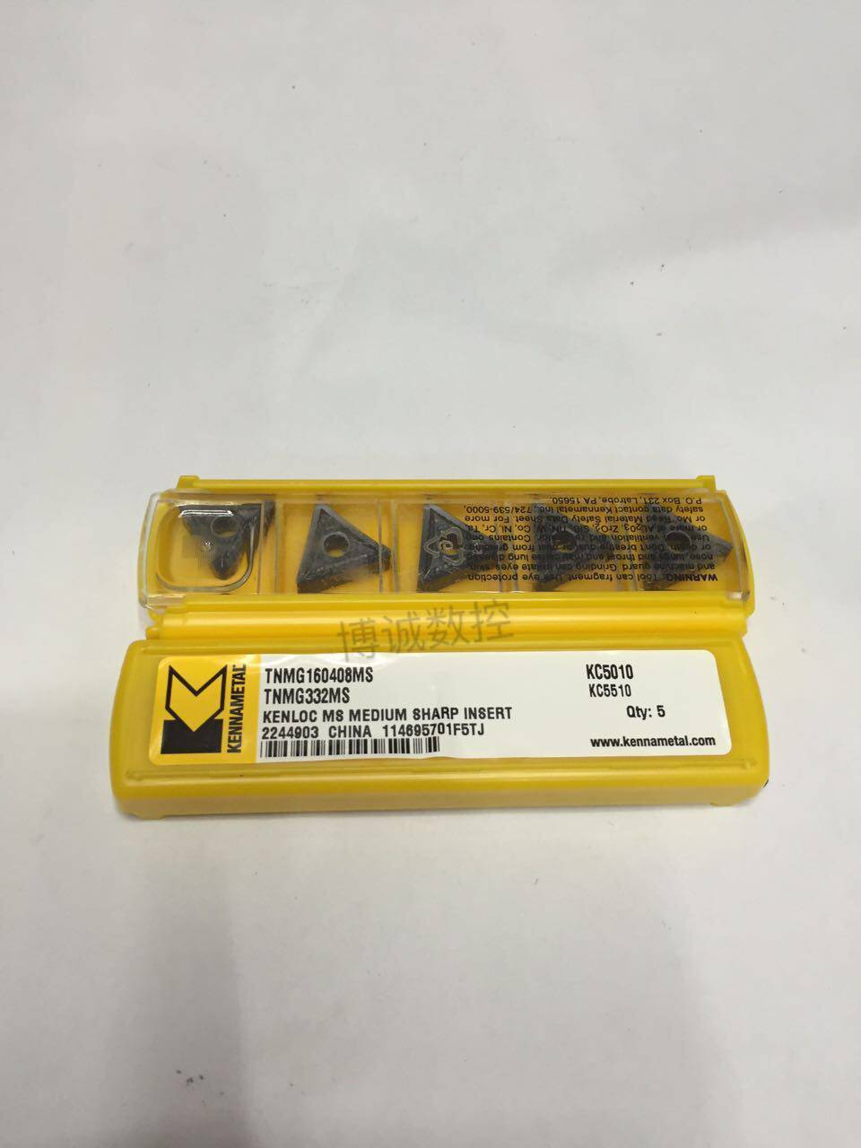 Kenna KENNAMETAL CNC blade TNMG160408MS KC5010 HTC alloy titanium alloy