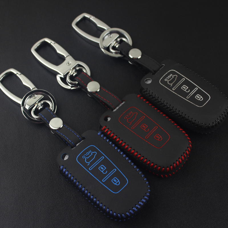 适用于15款起亚K2钥匙包真皮2015钥匙套汽车专用保护套扣改装用品