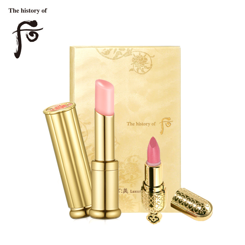 Whoo后 拱辰享美平纹润唇膏 SPF10 淡雅粉 礼盒