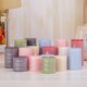 Aromatherapy Candle Romantic Smokeless Column Wax Essential Oil Home Club Spa Incense Cylindrical Candlelight Dinner Candle