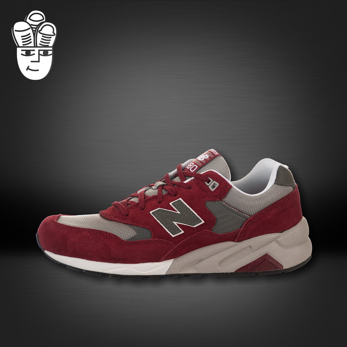 New Balance 580 NB男子复古跑步鞋 运动休闲鞋 麂皮翻毛 mrt580