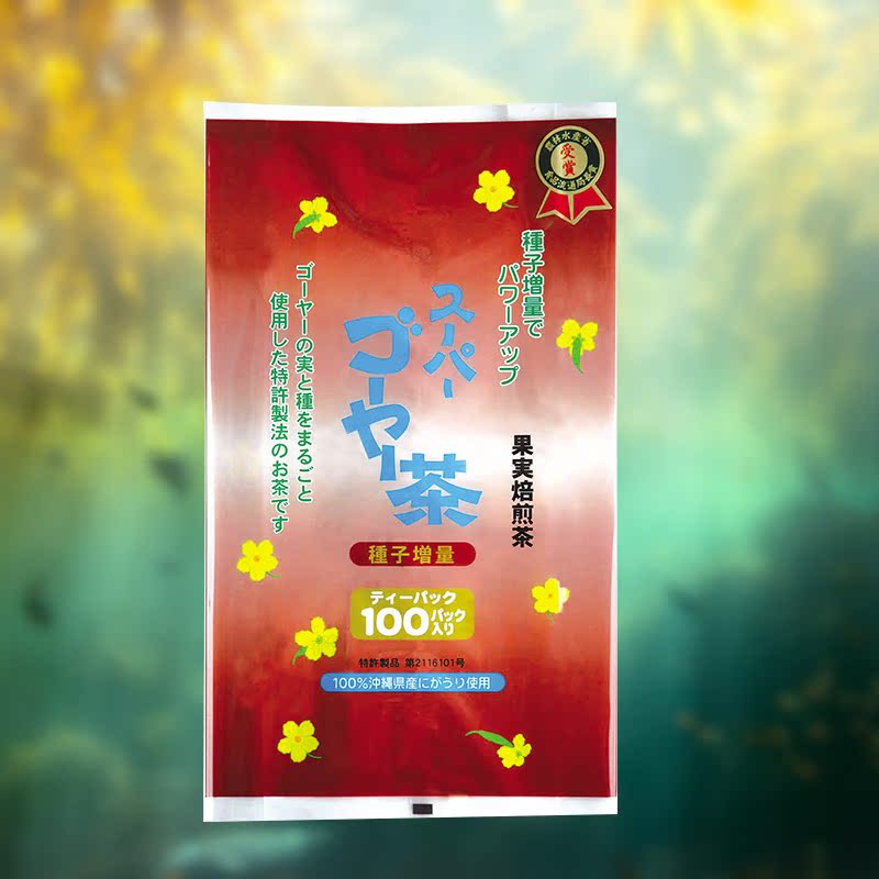 日本直送 冲绳名产 super苦瓜茶 果实烘焙煎茶0.5g×100小袋