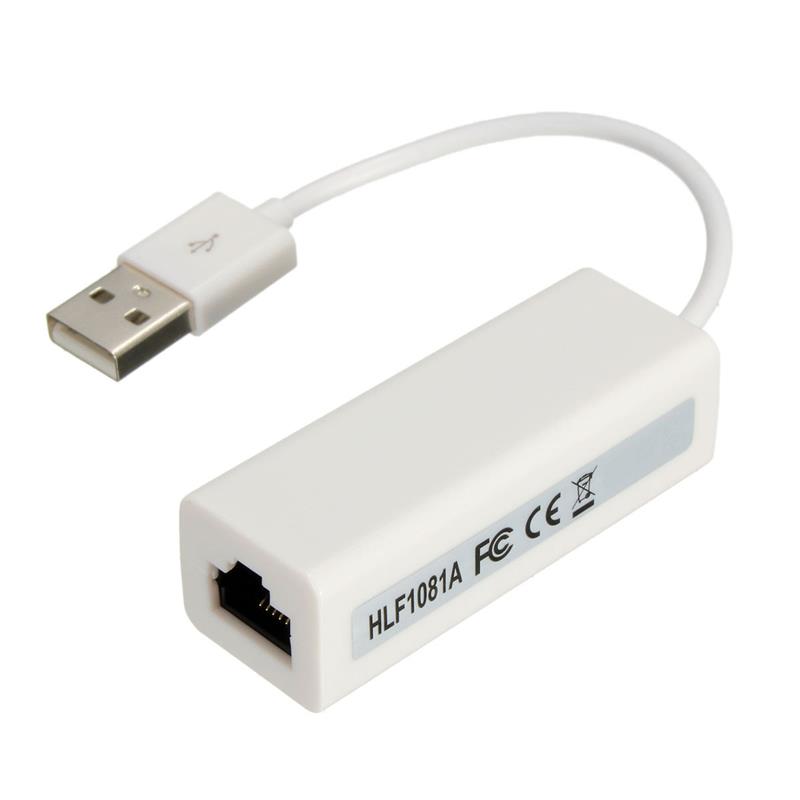 USB 2 0 to RJ45 Lan Network Card Ethernet Adapter For PC