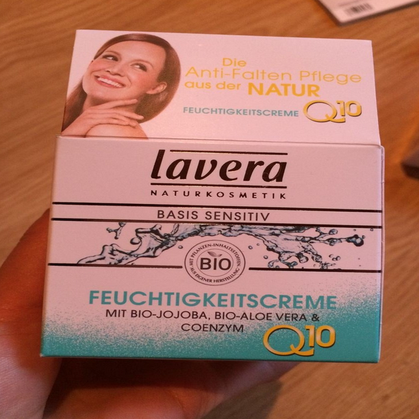 German direct mail Lavera natural q10 jojoba oil aloe vera firming moisturizing cream 50ml