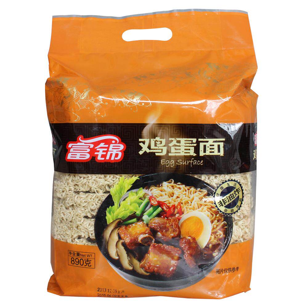 【天猫超市】富锦 鸡蛋面890g 面条 粉丝 非油炸 方便速食