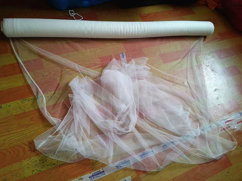 Крипто мягкая сетка пряжа элегантная морская вида морской пейзаж в стиле пряжи вуаль.