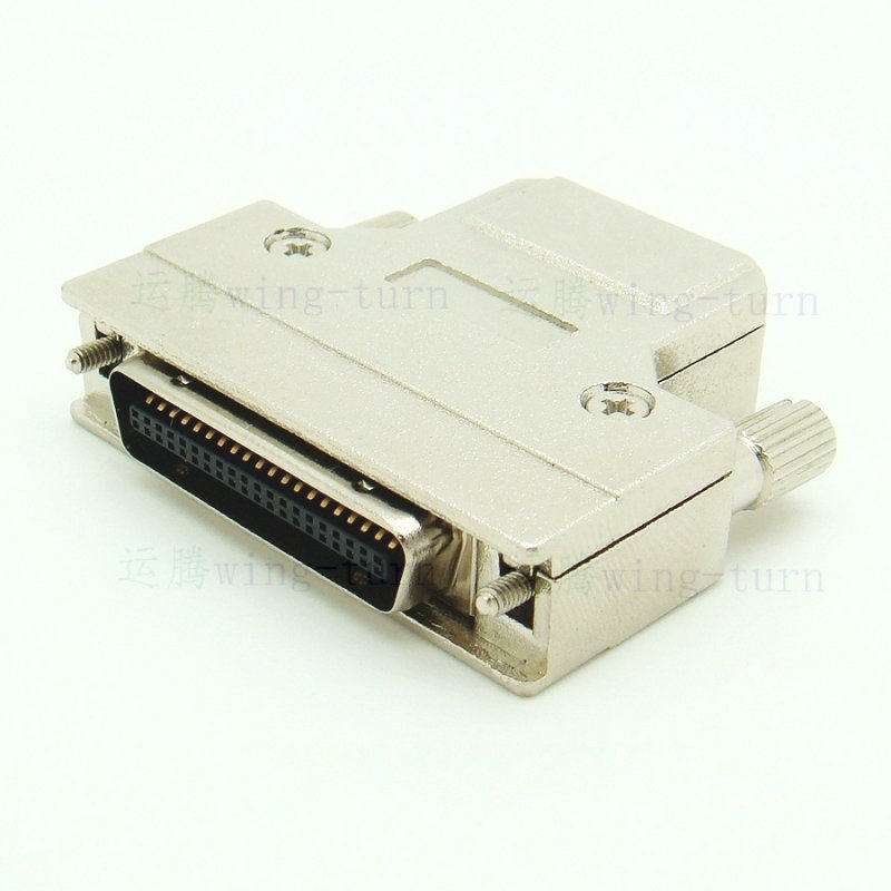 Yunteng MC40M-AS SCSI connector Iron shell HPCN40 cored wire male cable plug