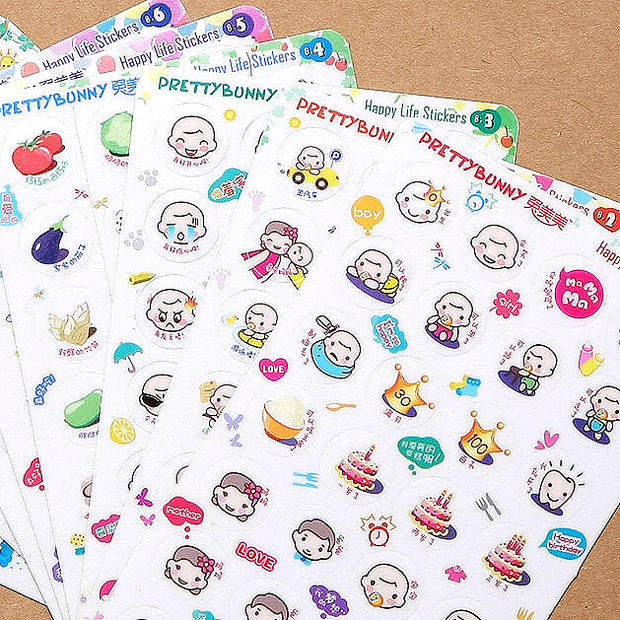 Rabbit Meimei Handbook Sticker Photo Book Decoration Best Match Kawaii Cute Notebook Diary Handbook Sticker