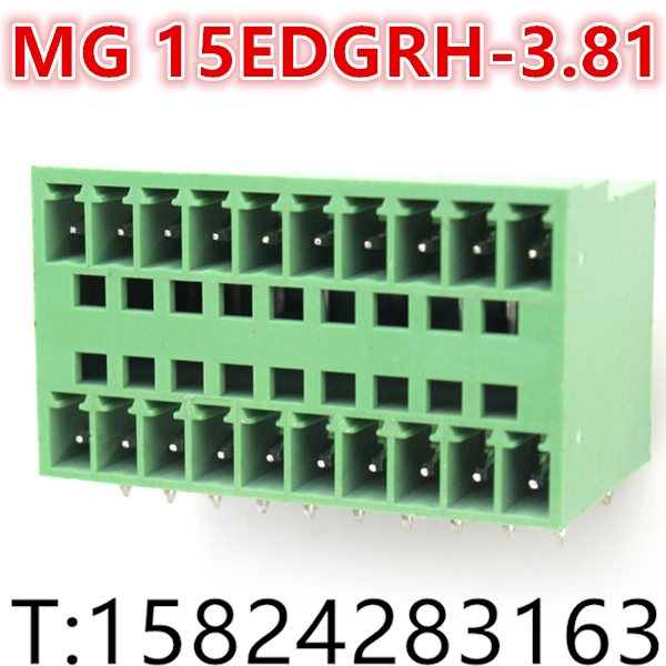 MG 15EDGRH-3 81 plug-in wiring terminal double-row bending needle KF