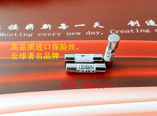Original dress German SIBA silver plated sound special fever fuse HIFI Insurance tube fuse 4A6A