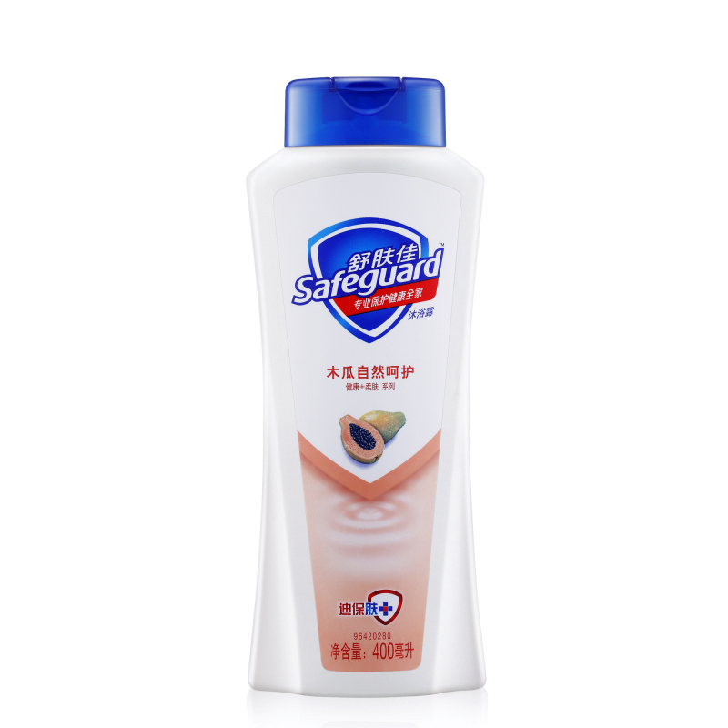 包邮 舒肤佳沐浴露400ml 正品 健康+柔肤木瓜自然呵护沐浴乳
