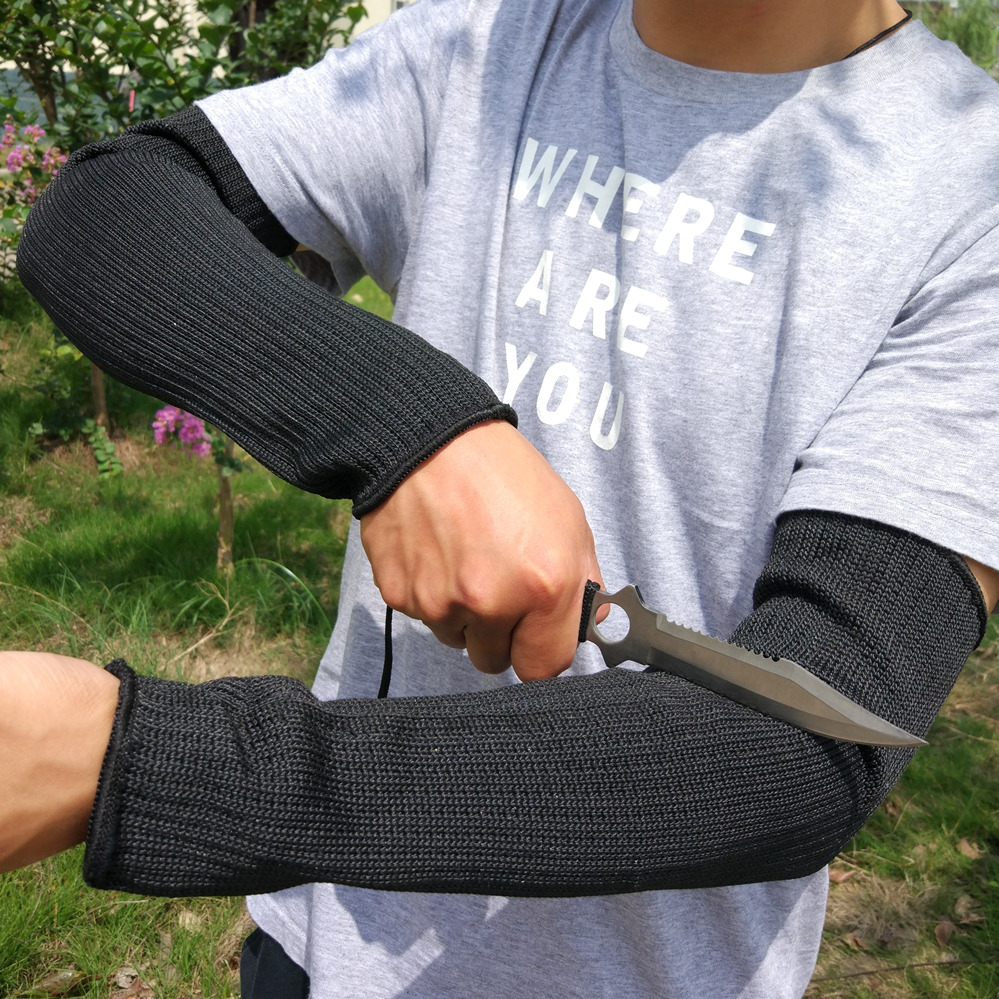 Industrial grade anti-cutting arm anti-knife cutting cuff 5-level special lengthened arm cover with steel wire super abrasion resistant sleeve