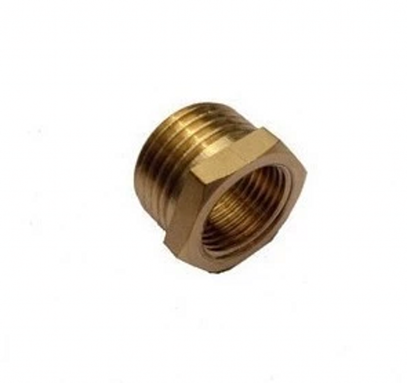 Total copper inside and outside silk supplementary core copper supplementary core copper joint water heating accessories Water pipe pipe fitting pipe diameter-changing joint