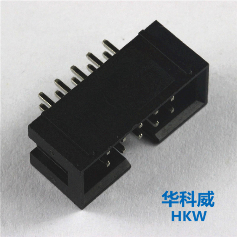 DC3-10P 2 54mm Simple Cattle Cattle 2*5P Straight Needle ] Black