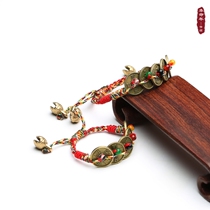 End of the Dragon Boat Festival V Colorful Rope Handmade Bracelet Foot Chain Bell Peppers Baby Children Toddlers