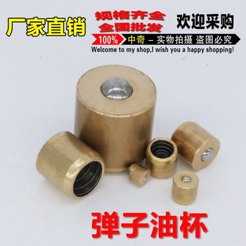 Press-mixed press-injection cup, pine oil cup, machine tool copper oil cup, butter cup 6-8-10-12-16-25