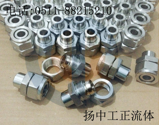 Stainless steel quick screw-to-turn butt welding straight connector SS316 stainless steel conversion joint quick screw quick joint