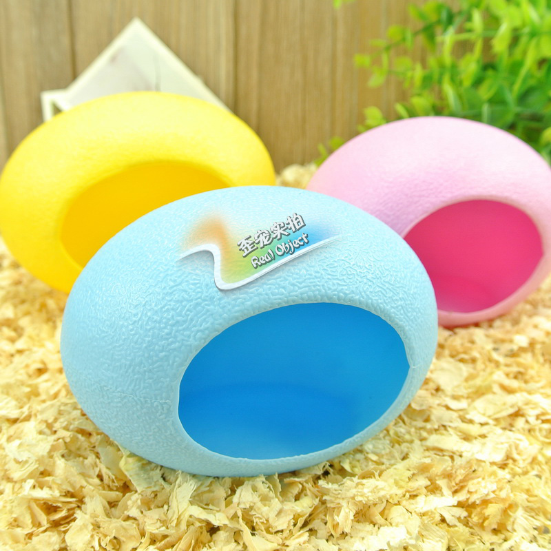 Sunshine crooked pet hamster egg house Egg house nest red, yellow and blue three-color hamster house