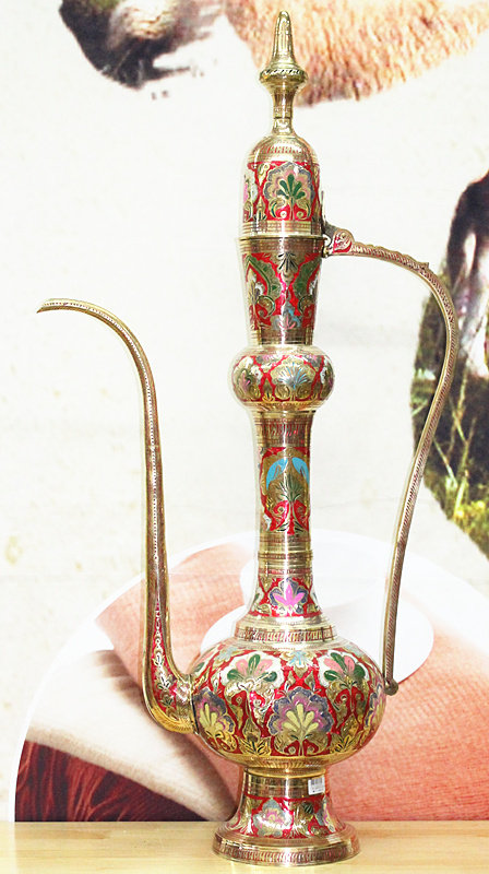 Import India Handicraft bronze Bronze Sculpture 45 Inch Ethnic Pot Jo Relocation Festival Opening Gift Exotic Pendulum-Taobao