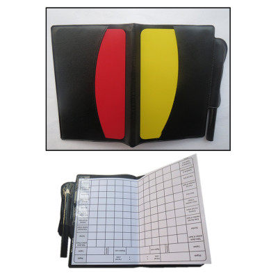 Football Red And Yellow Card Red Card Yellow Card For Football Referees Red and Yellow Card With Pen Record Book