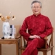 Trung và cũ tuổi Tang phù hợp với nam dài tay mùa xuân và mùa hè cộng với phân bón XL Trung Quốc phong cách quốc gia giải trí áo ông nội quần áo trang phục dân tộc dao Trang phục dân tộc