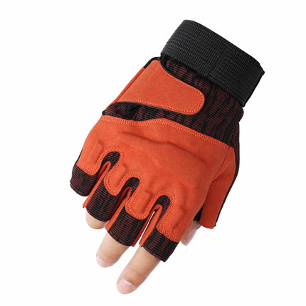 New flame red and black eagle special forces gloves outdoor tactical fishing sports mountaineering silicone protection