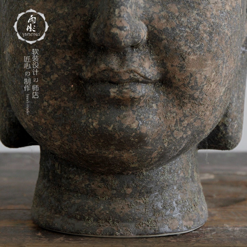 The rain tong home | jingdezhen ceramics ceramic furnishing articles furnishing articles manually figure of Buddha beadle ceramic its process variable