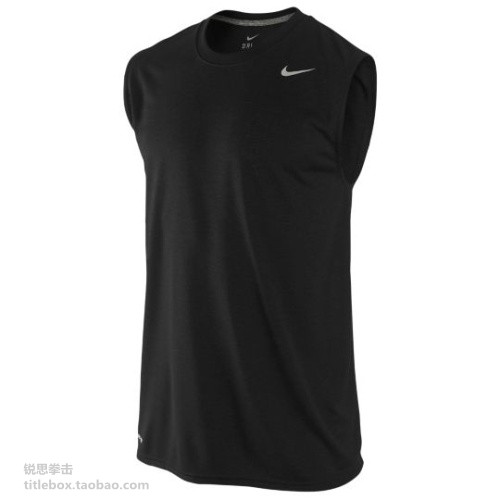 (shipped in US) NIKE sleeveless boxing training T-shirt Paquio the same blouse for men's black