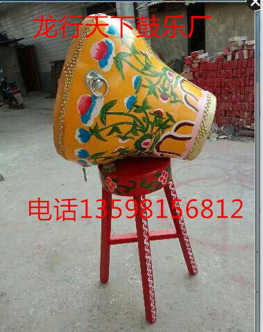 Special price direct sales Painted Bull Leather Flower Pot Drum Photo Gallery Shooting Props Drum Show Drums Make Old Drum And Send Drum Sticks