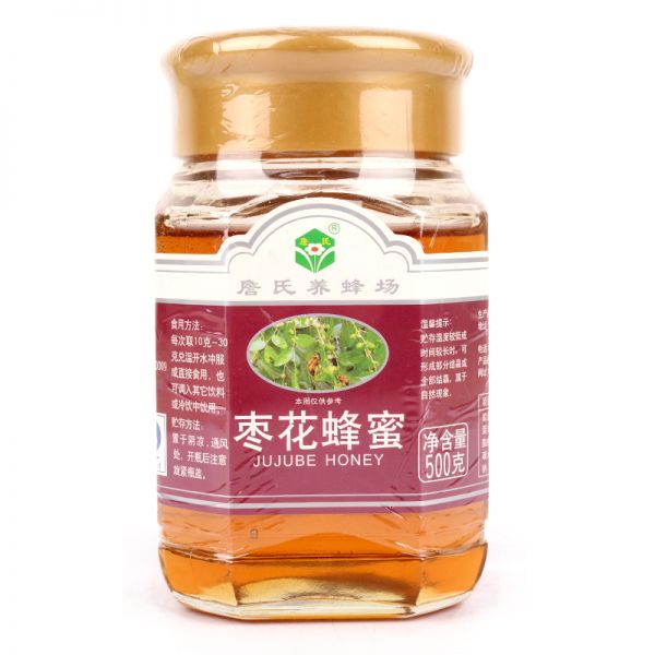 詹氏 枣花蜂蜜 枣花蜜 500克 玻璃瓶装177751