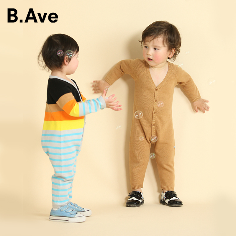 B.Ave德国设计 秋装新款宝宝针织连身衣 连体衣 爬服 SM06