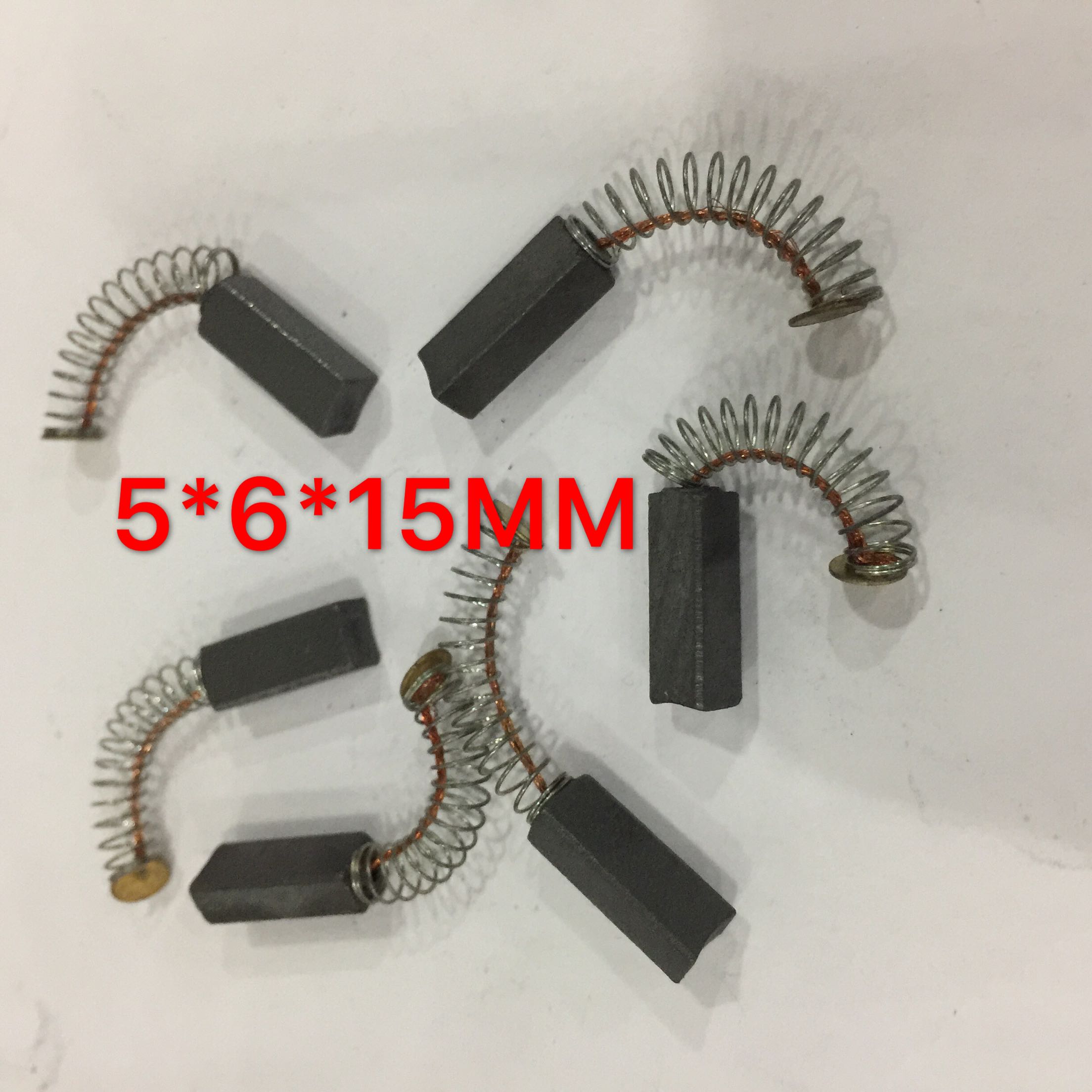 Power tool carbon brush brush 5 * 6 * 15MM Motor carbon brush 2 only one paid price