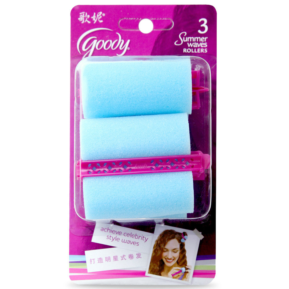 美国Goody歌妮海绵发卷 卷发器 卷发工具 双波浪睡觉 包邮