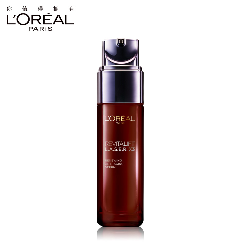 L'OREAL欧莱雅复颜光学嫩肤抚痕精华乳 提拉紧致 抚平细纹 30ml