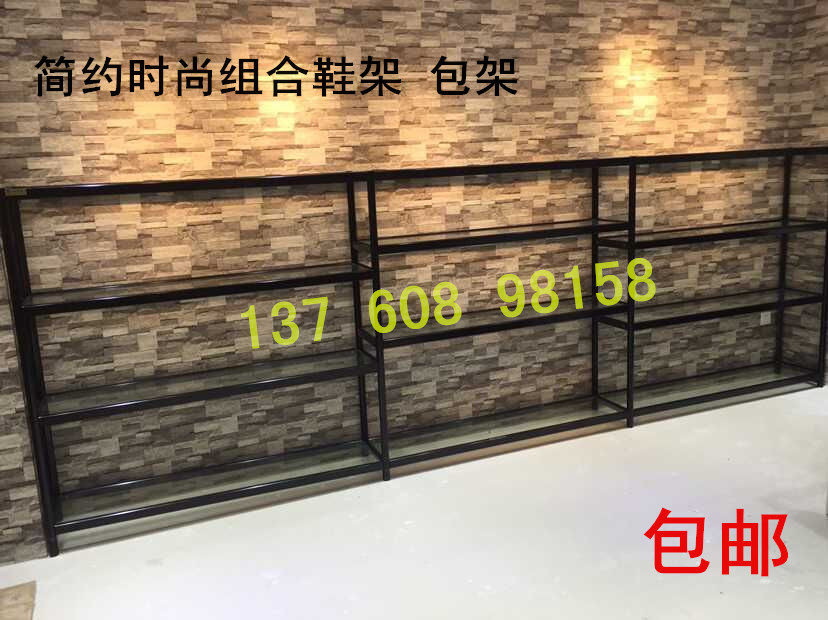 Shoe shop window display Shoe rack Shoe cabinet Guangzhou Guoduo Shoe City Shoe rack Jinmei Shoe rack Jindu shoe rack Jinbao shoe rack