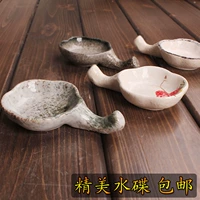 Jingdezhen Ceramic Ink Disc Написание кисти для мытья ручка, шампунь для воды, каллиграфия чернила, бесплатная доставка фарфоровой цветовой диск