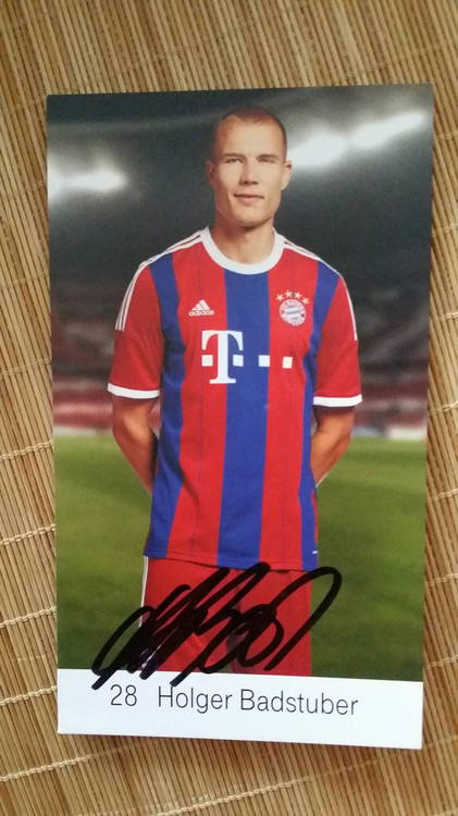 Bad Stuberger German official autograph card