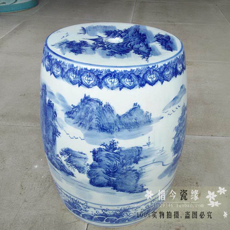 The ceramic fish tank stool